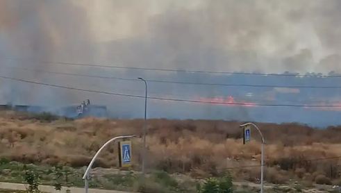 В Алматы в Наурызбайском районе произошел крупный пожар