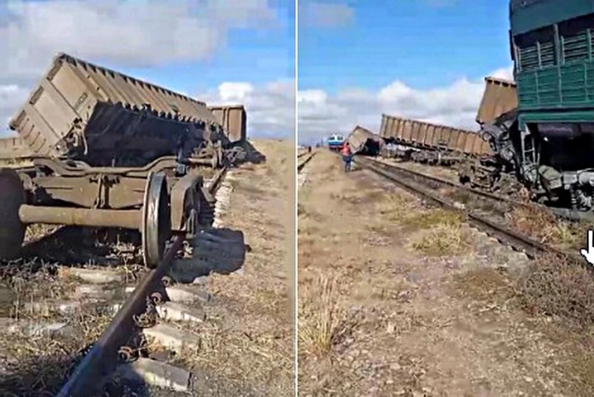 Тепловоз столкнулся с локомотивом в Карагандинской области