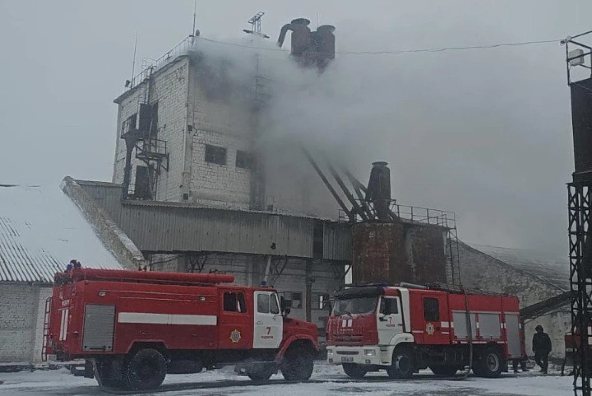 Склад с семечками сгорел в Костанайской области