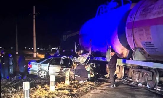 В Степногорске в ДТП с локомотивом погибли три человека