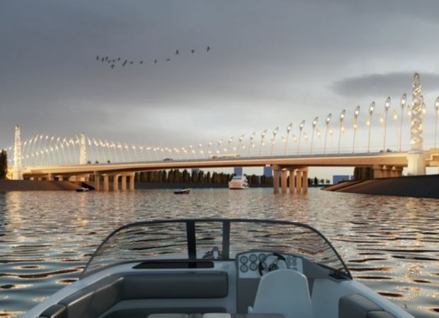 Появились эскизы нового моста, который появится по проспекту Тауелсиздик в Нур-Султане