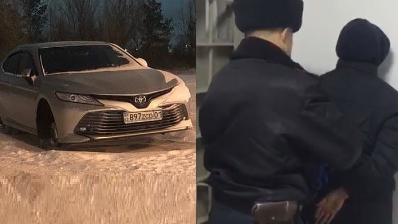 В аэропорту Нур-Султана таксист украл колеса Toyota Camry