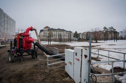 В столице начали строить новую ливневую канализацию