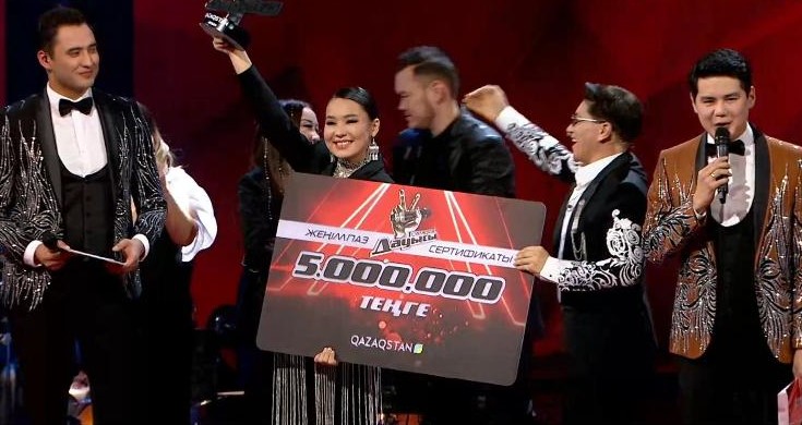  Казахстанка Куралай Мейрамбек победила в международном вокальном конкурсе TheVoice – "Qazaqstan дауысы"