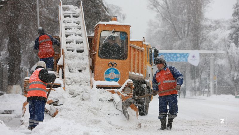 Трассу Павлодар – Кызылорда закрыли из-за сильной метели