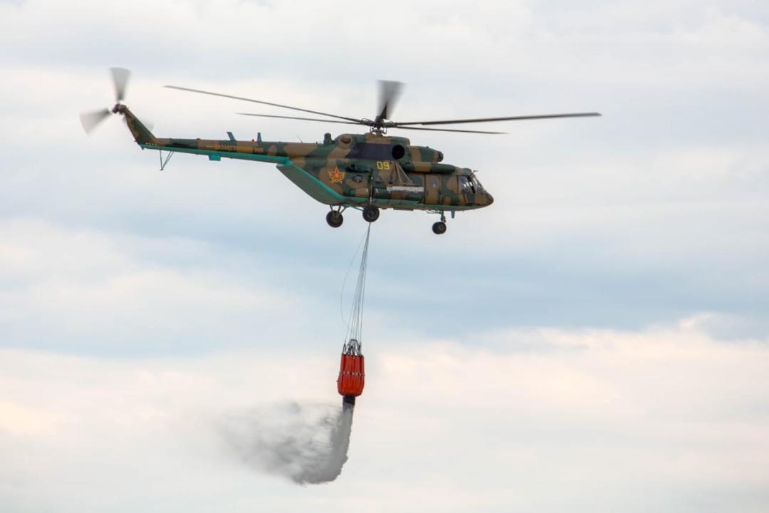 Военных отправили на борьбу с огнем 