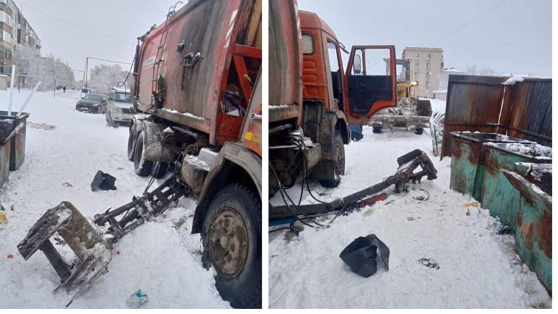 В Актобе погибла женщина: на нее упал мусорный бак