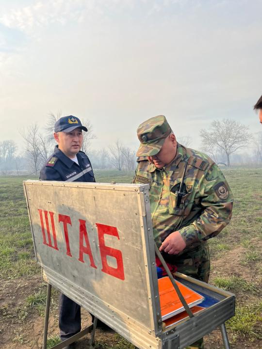 Природный пожар на окраине Уральска ликвидирован - МЧС