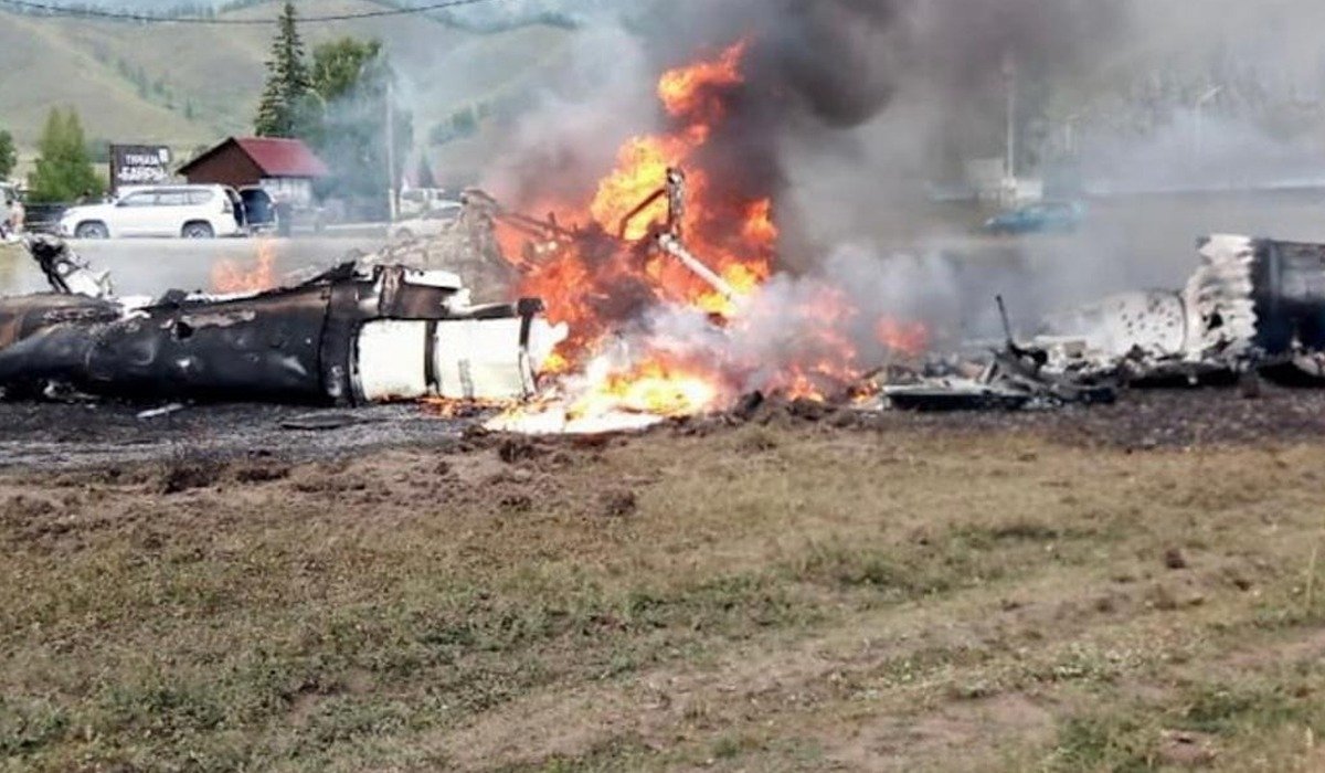 В Алтае упал российский вертолет МИ-8, погибли шесть человек