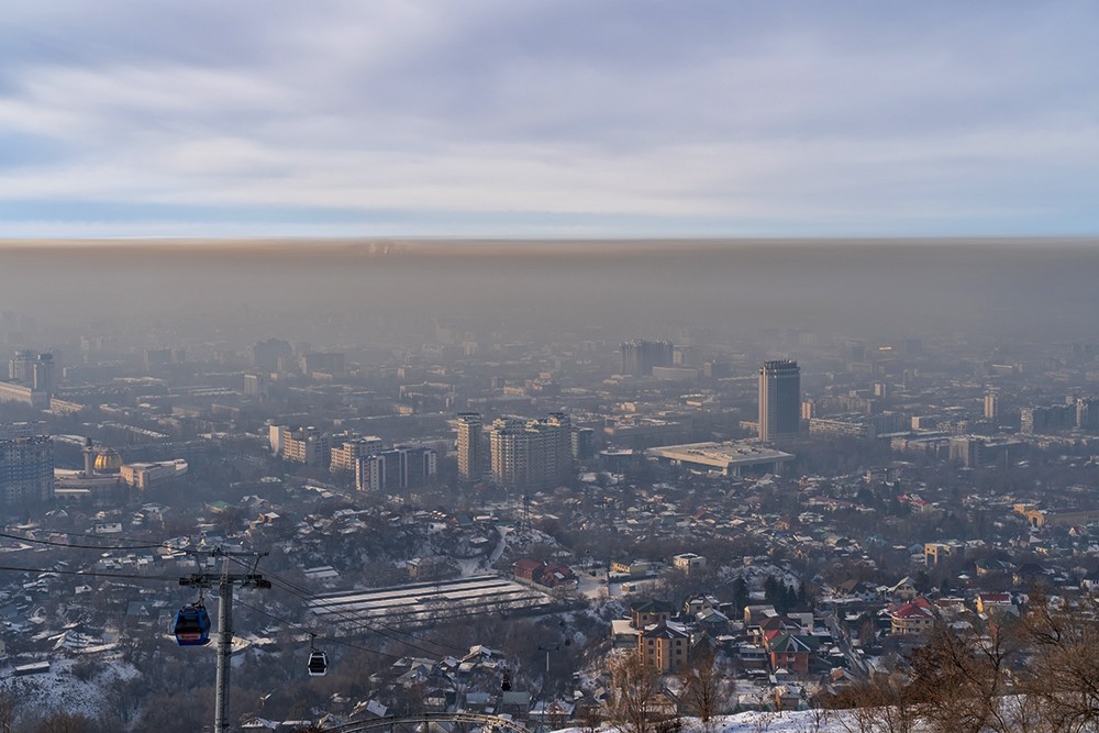 В пяти городах РК ожидается повышенное загрязнение воздуха