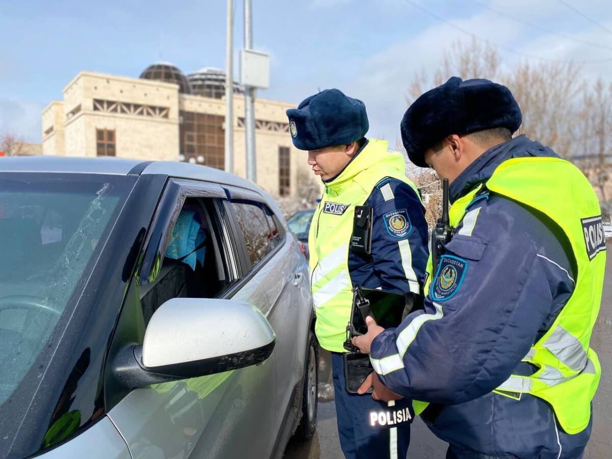 В Туркестанской области полиция работает в усиленном режиме из-за непогоды 