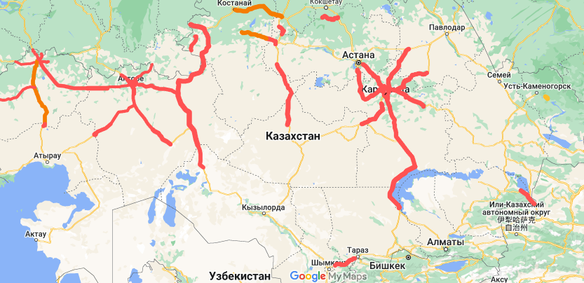 Какие дороги в Казахстане перекрыты из-за плохой погоды