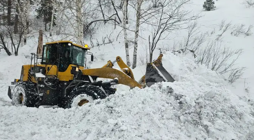 В ВКО на популярном участке дороги спустили лавины