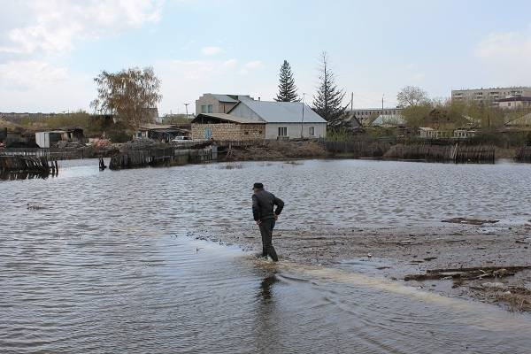 В Павлодарской области талые воды могут затопить 65 сел