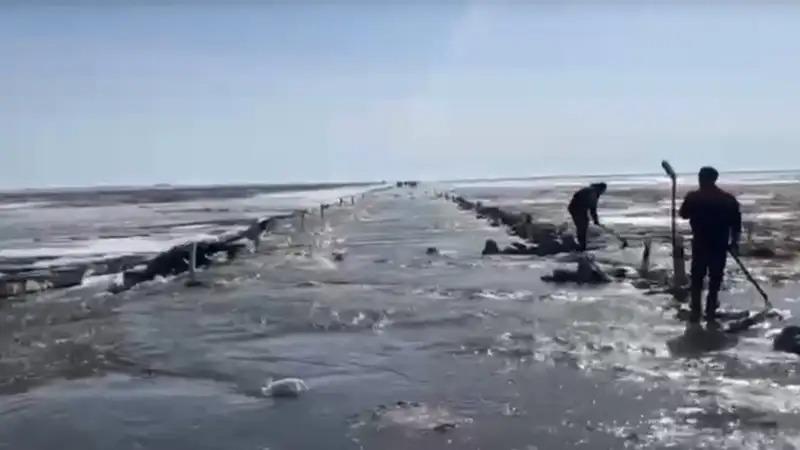 Талыми водами затопило еще одну республиканскую трассу