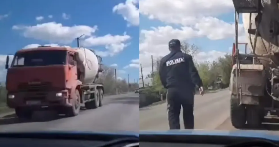 В Актобе пьяного водителя бетономешалки водворили в ИВС