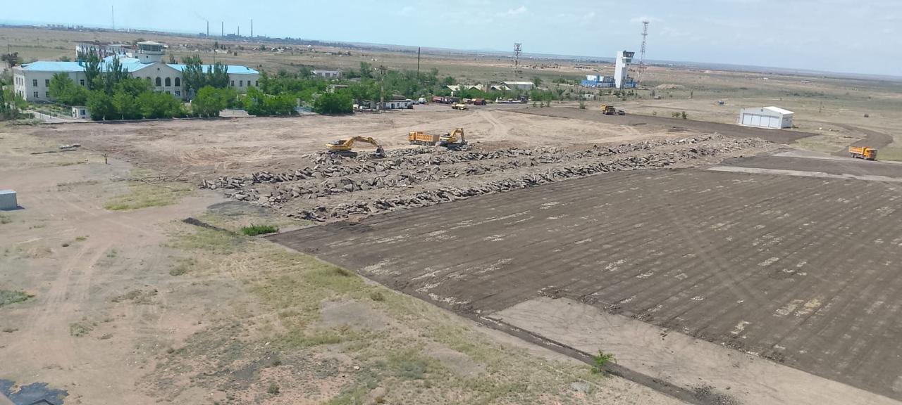 Реконструкция аэропорта началась в Балхаше