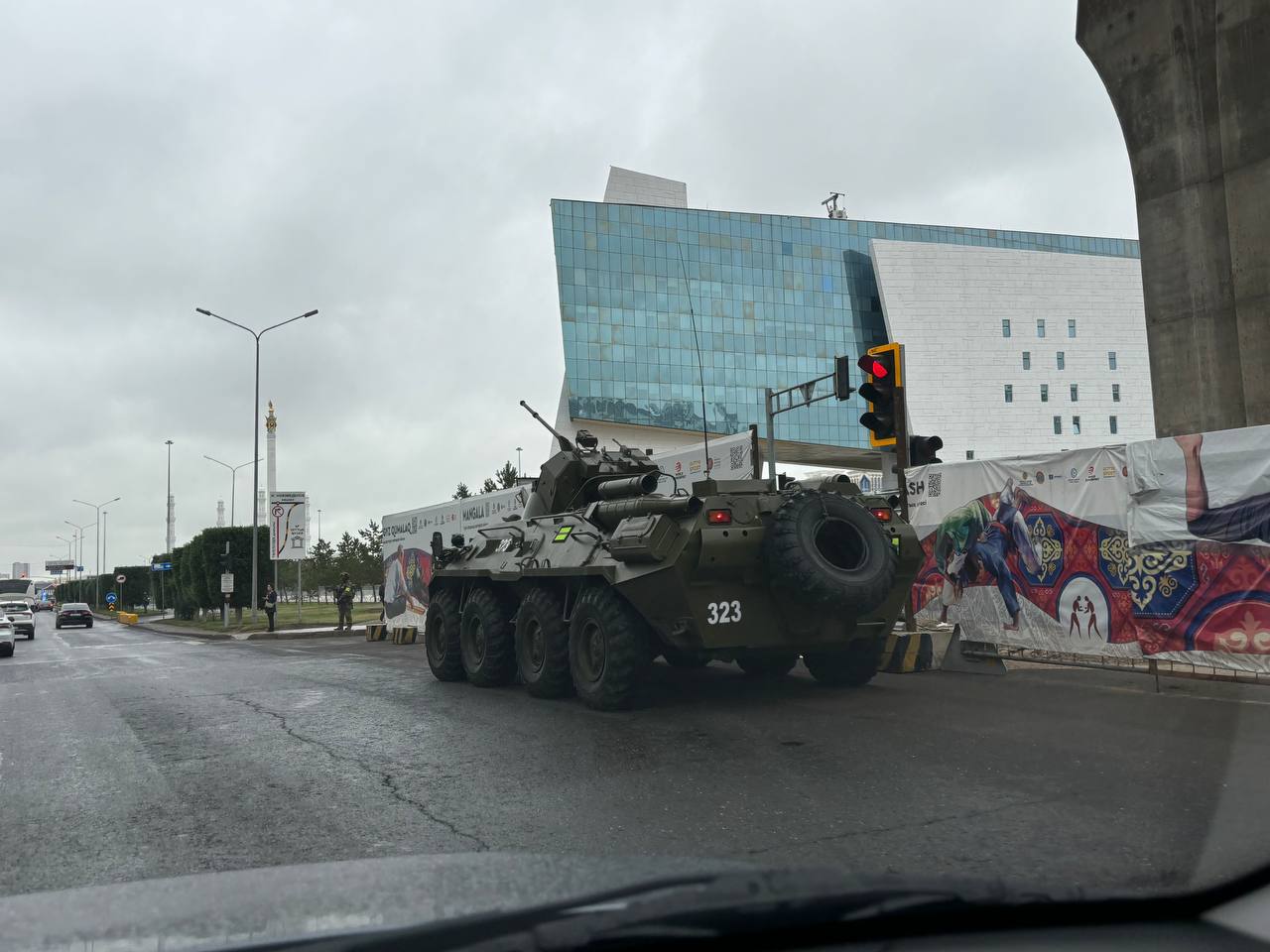 Жители показали, как выглядит Астана на время проведения саммита ШОС