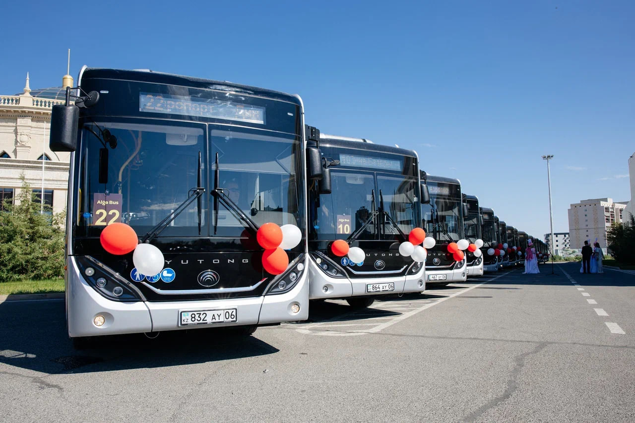 20 новыми автобусами пополнился автопарк Атырау